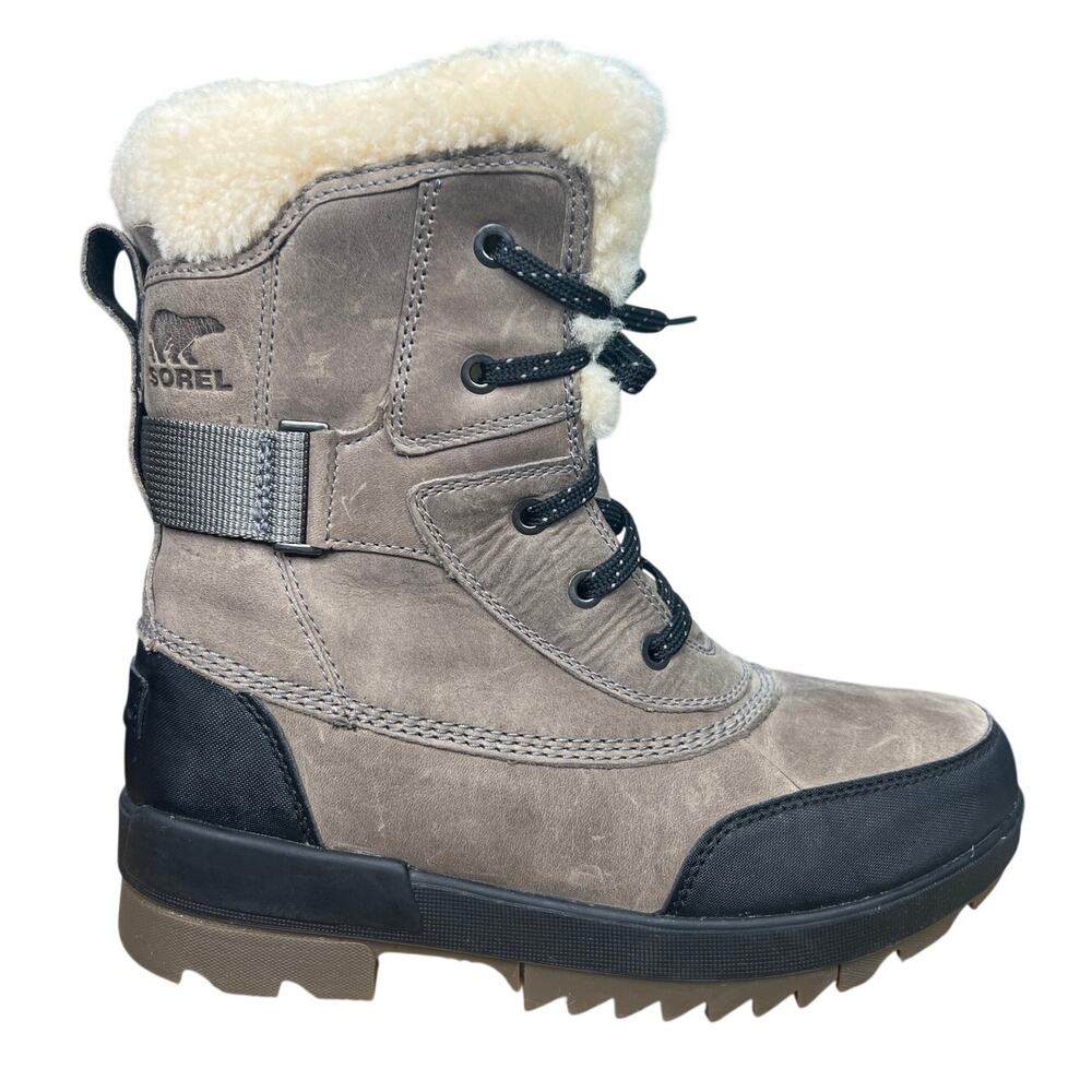Sorel Women’s Tivoli IV Parc Grey Waterproof Winter Boots Size 9